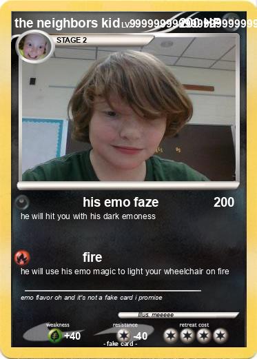 Pokemon the neighbors kid