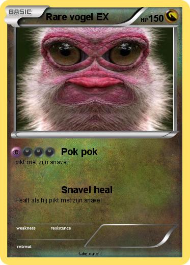 Pokemon Rare vogel EX