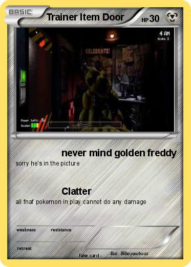 Pokemon Trainer Item Door