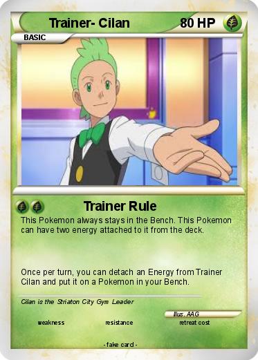 Pokemon Trainer- Cilan