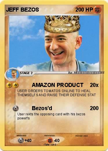 Pokemon JEFF BEZOS