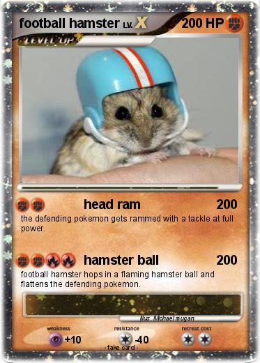 Pokemon football hamster