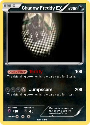 Pokemon Shadow Freddy EX