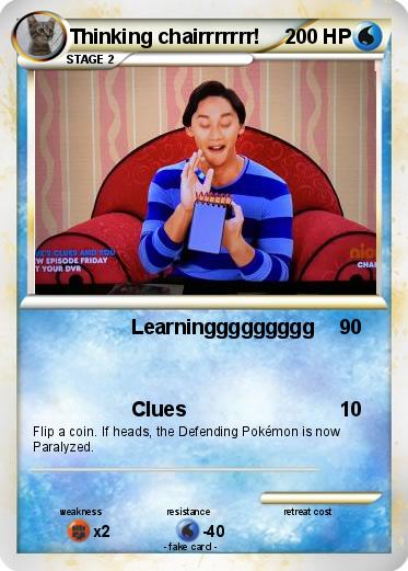 Pokemon Thinking chairrrrrrr!