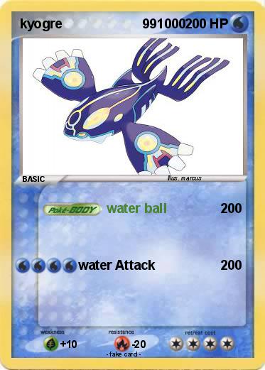 Pokemon kyogre                      991000