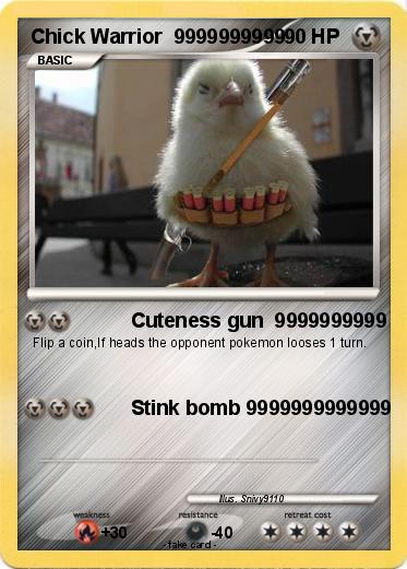 Pokemon Chick Warrior  9999999999