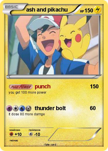 Pokemon ash and pikachu