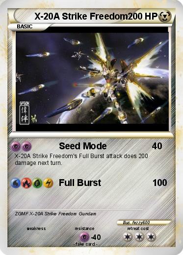 Pokemon X-20A Strike Freedom