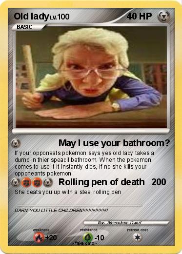 Pokemon Old lady