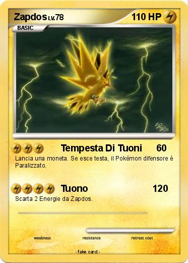 Pokemon Zapdos