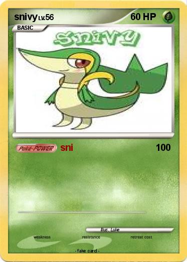 Pokemon snivy