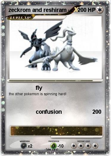 Pokemon zeckrom and reshiram