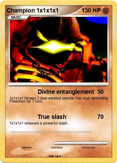 Pokemon Champion 1x1x1x1