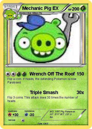 Pokemon Mechanic Pig EX