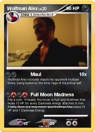 Pokemon Wolfman Alex