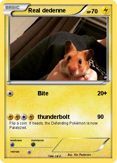 Pokemon Real dedenne