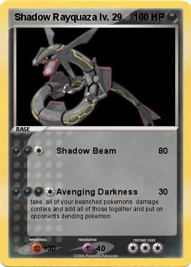 Pokemon Shadow Rayquaza lv. 29