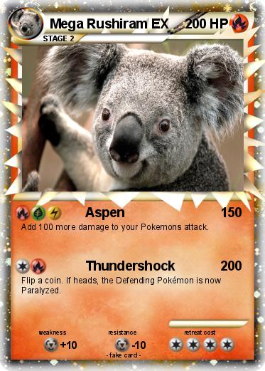 Pokemon Mega Rushiram EX