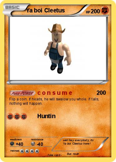 Pokemon Ya boi Cleetus