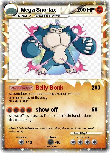 Pokemon Mega Snorlax