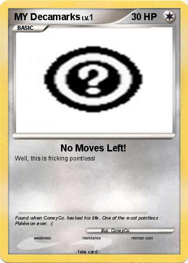 Pokemon MY Decamarks