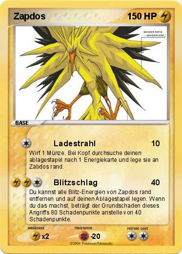 Pokemon Zapdos