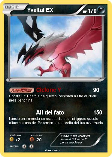 Pokemon Yveltal EX