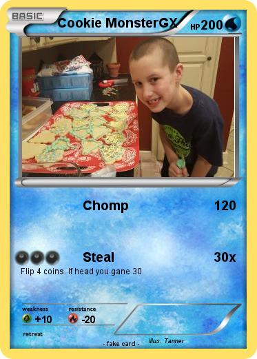 Pokemon Cookie MonsterGX