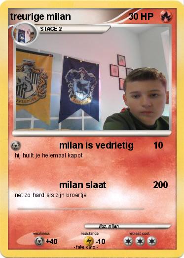 Pokemon treurige milan