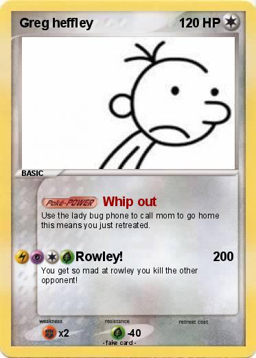 Pokemon Greg heffley