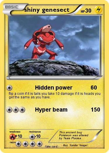 Pokemon shiny genesect