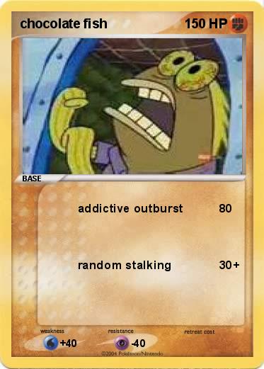 Pokemon chocolate fish