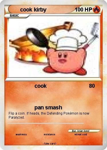 Pokemon cook kirby