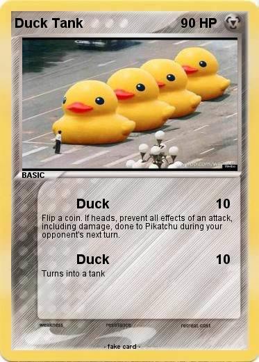 Pokemon Duck Tank
