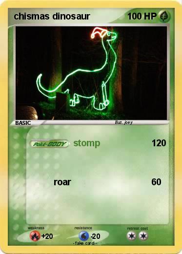 Pokemon chismas dinosaur
