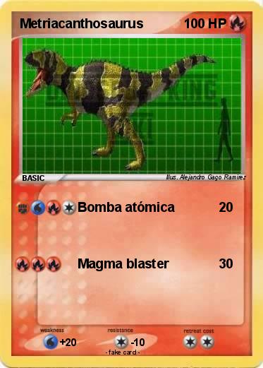Pokemon Metriacanthosaurus