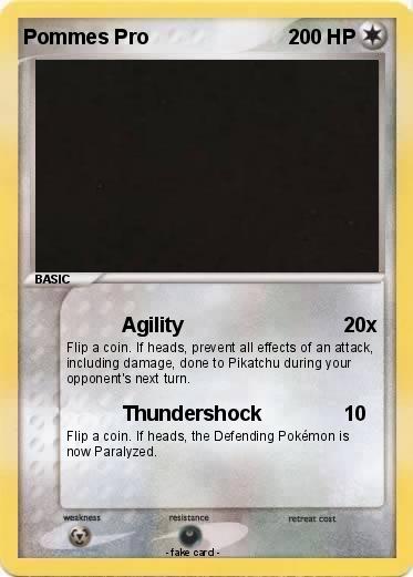 Pokemon Pommes Pro
