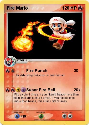 Pokemon Fire Mario