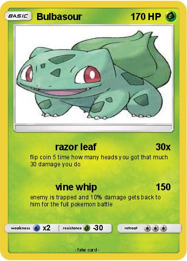 Pokemon Bulbasour
