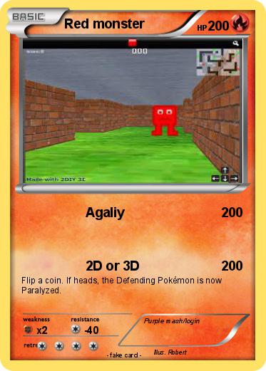 Pokemon Red monster