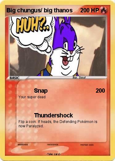 Pokemon Big chungus/ big thanos