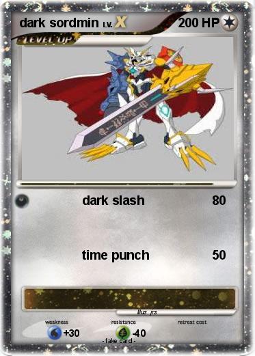 Pokemon dark sordmin