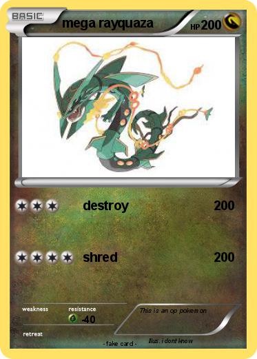 Pokemon mega rayquaza