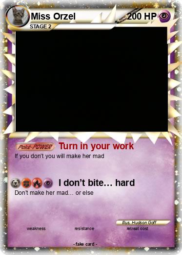 Pokemon Miss Orzel