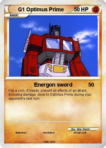 Pokemon G1 Optimus Prime