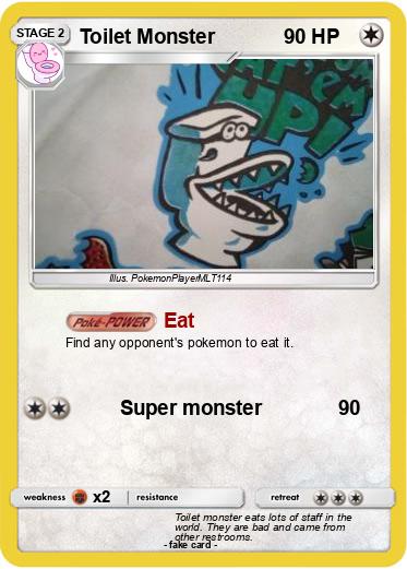 Pokemon Toilet Monster