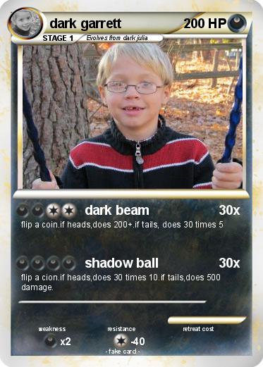 Pokemon dark garrett