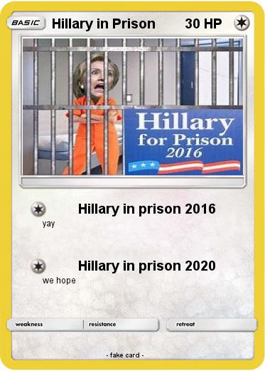 Pokemon Hillary in Prison