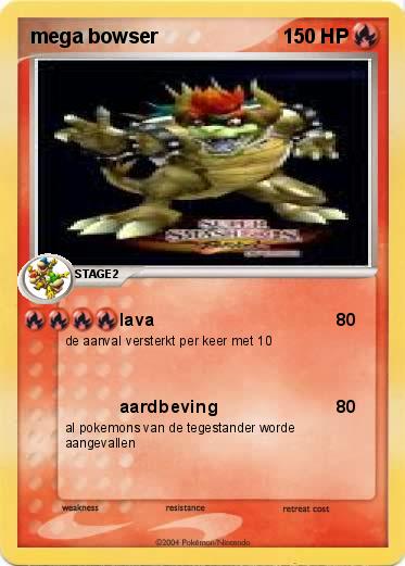 Pokemon mega bowser