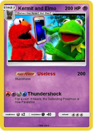 Pokemon Kermit and Elmo
